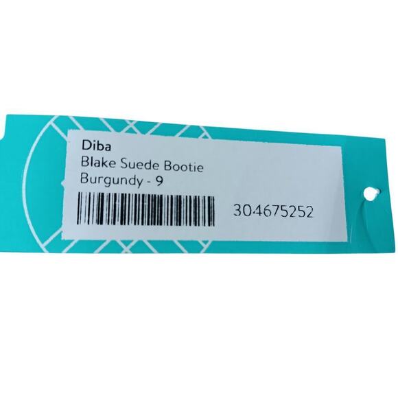New with Tags Diba Stitch Fix Blake Suede Bootie Burgundy Wedge SZ 9 - Picture 12 of 13